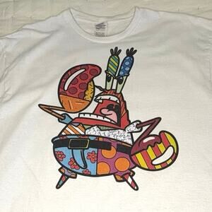 Mr Krabs Britto T-Shirt Men's L White